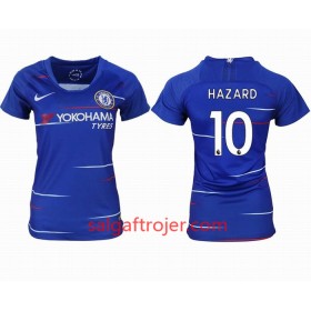 Chelsea Fodboldtrøjer HAZARD 10 Dame Hjemmebanesæt 2018/19 Kort ærmer